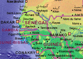 Senegalkarte